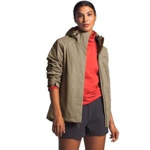 The North Face Women's Venture 2 Jacket TWILL BEIGE RAIN CAMO PRINT
